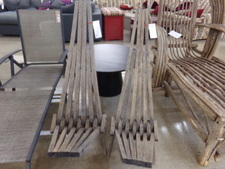 WOOD FOLDING CHAIRS.  A home crafted design that will store in little space and then be the talk of the party!
$70.00