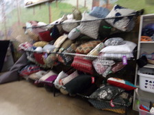 PILLOWS PILLOWS! Neck pillows, bed pillows, throw pillows and also near chair cushions and bed linens, curtains 
$4.80