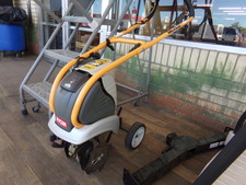 Yellow handled tiller.  This is an electric tiller  find in foyer
$85.00