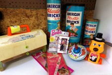 Vintage collectible toys
*Featured is fisher price tool box on left
$6.00