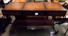 Brown Map-printed top console/entry way table
$371.30